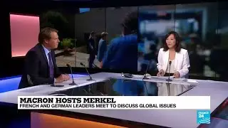 Macron opens his 'diplomatic season' with Merkel visit to island fortress