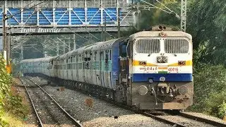 Coimbatore - Kurla Express Skipping Bangalore East | PUNE WDP4D | Indian Railways