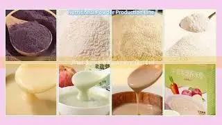 Nutrition powder instant porridge #production #equipment baby #food cereal making #machine #plant