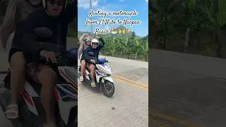 DIY rent a motorcycle and go to Nacpan Beach from El Nido 🙌✨ #elnido #elnidopalawan #nacpanbeach
