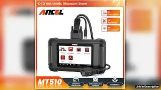 ANCEL MT510 Motorcycle Scanner for BMWDUCATIHarley Full System Support 30 Functions Scanner ECU Res