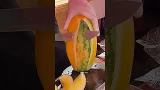 Must Try! Sweet Mango Watermelon - Fruit Cutting Skills
