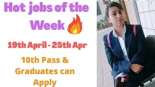 #Shorts Hot Jobs Of The Week-(Apr 19th - Apr 25th)-MBA jobs, RazorPay,PowerSchool,Nimesa, Kerala PSC