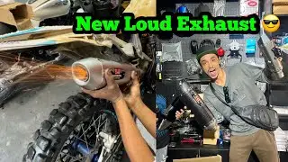Bought a new Exhaust - Best Exhaust for Dirt Bike 😍