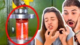 OGGETTI SCHIACCIATI DA UNA PRESSA! *soddisfacente*