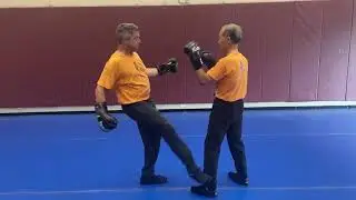 Savate - Mid Fouett&eacute; with Counter-Direct (Punches) and Coup de pied bas. (start slow, build later)