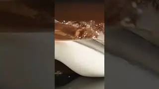 Glass Cream-Filled Chocolate Cake Cutting ASMR 🍫✨ | Satisfying Slow Motion