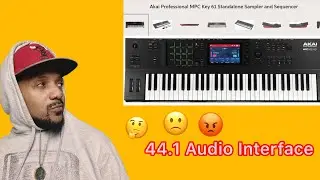 Akai MPC Key 61 Audio Interface: 44.1 Hz Output
