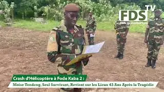 Fodé Kaba 2:43 ans après la tragédie,Moïse Tendeng rescapé du crash d'hélico,en pèlerinage à Banjul