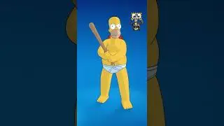 *EARLY ACCESS* TIGHTY WHITIES HOMER set in FORTNITE! (The Simpsons Season) #fortnite