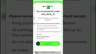 Accepting and completing orders