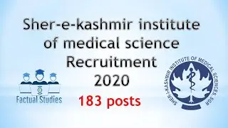 good news SKIMS recruitment 183 POSTS|| jammu and kashmir jobs 2020|| jkssb|| jkpsc  notification