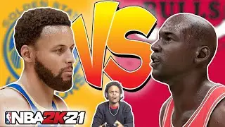 NBA 2K21 NEXT GEN STEPHEN CURRY vs MICHAEL JORDAN!! EPIC GAME