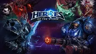 Heroes of the Storm NA Scrim (Snowflake vs dunktrain/sheth team)
