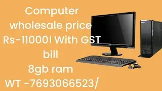 Desktop 🖥️ Rs 11000/ # 22 inch monitor # computers 🖥️ set # raipur chhattisgarh #wt 7693066523/