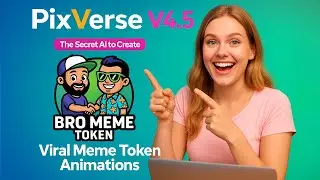 PixVerse V4.5 - The Secret AI to Create Viral Meme Token Animations