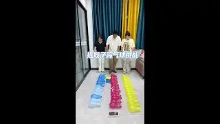 摇骰子踩气球挑战！Family Game Challenge, who is the ultimate winner?#funny #game #challenge #funnygame