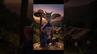 Kofi the Monkey and the Two Farms | Animated Short Film | Moral Story for Kids