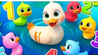 &ldquo;Counting with Ducks! 🦆 Five Little Ducks Nursery Rhyme&rdquo;