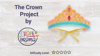 Felt Glitter Crown &ndash; Kids Sewing Tutorial | Craftorama