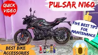 PULSAR N160 BEST TIPS FOR MAINTENANCE😮😱!!!..
