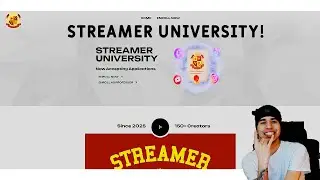 MY STREAMER UNIVERSITY APPLICATION!