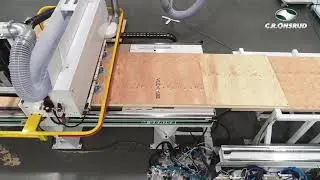 Automated marking and machining of BamCore panels