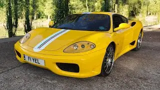 Rare Ferrari Modena 360 in a beautiful Giallo Fly Yellow.