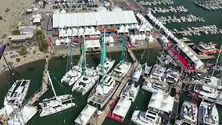 IMS 2024 - Vue a&eacute;rienne du Salon International du Multicoque