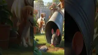 Dog Must Spot Hidden Mouse  #animalart #aiart #animation #animalcharacters #animals #funny #cute