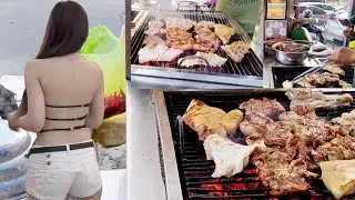 Wow So Delicious Cambodian's Most Beef Steak Street Food Cambodian People like to eat so much!!