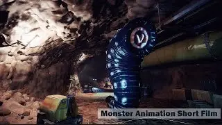 Giant Leech short film | Mongolian Death Worm | Monster Animation | Monster Animation Short Film