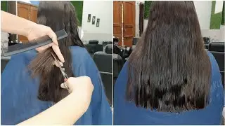 Professional Simple Haircut Tutorial | Basic Hair Cutting Technique