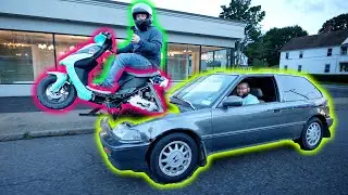 SAMOCH&Oacute;D Z NAPĘDEM MOTOROWER!