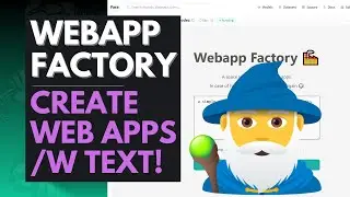 Webapp Factory: Create and Automate Web Apps in ONE CLICK with Wizard Coder LLM