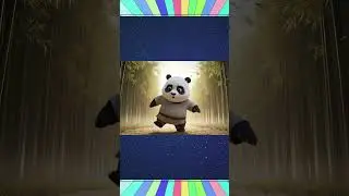 The Strength of a Little Panda 🐼✨#Shorts #Panda  #AnimatedShort  #CuteAnimation #KungFu