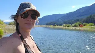Wild Camping ~ On a Man-Made Dry Lake Bed 