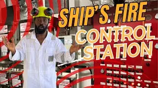 Fire Station Onboard An Lng Cargo (Tanker) Ship&mdash;Fighting Fire Onboard A Ship