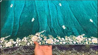Latest expensive collection today all cheapest price saree’s new delhi,Nehru Nagar #trending #saree 