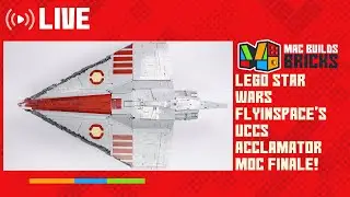 LEGO Star Wars FlyInSpace's UCCS Acclamator MOC Build Finale!!