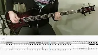 Uada - Devoid of Light (bass cover with tab)