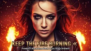 Keep The Fire Burning 🔥Powerful 80s-Style Arena Rock | Epic Rock Anthem