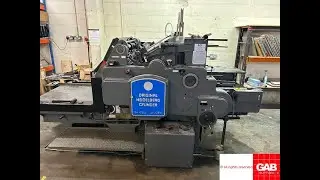 Fully refurbished Heidelberg S Cylinder die cutting machine for sale   Gab Supplies Ltd   1956