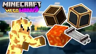 I built 4 new farms in my Create base! - Mega Modded Minecraft Ep 7
