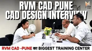 CAD Interview at RVM CAD Pune | Autocad Solidworks Interview | CAD Design Course with 100% Interview