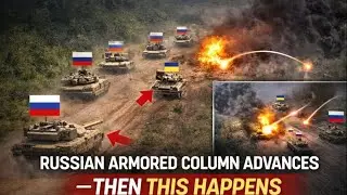 Russian Armored Column Enters the Kill Zone &mdash; Then THIS Happens