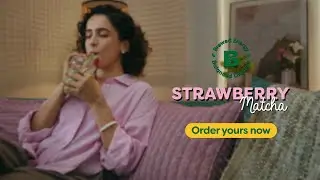 Introducing Strawberry Matcha. Simplest way to make your favourite drink Ft. @sanyamalhotra6382