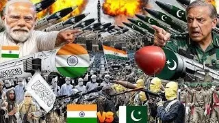 Pakistan India War Pakistani Fighter Jets Strikes at Indian Military Bse convoy GTA 5 