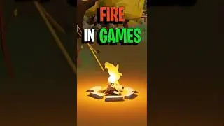 How Is Fire Rendered in Games? 🔥 #Shorts #Gaming #GamingHistory #Fire #Particles #Games