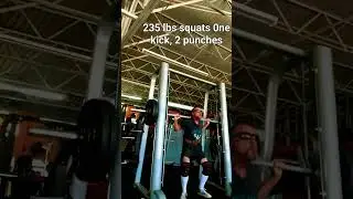 235 pound SQUATS X 10 #music #rap #musica #mexico #tijuana #shortvideo #shortsfeed